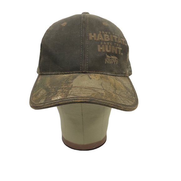 Outdoor Cap National Wild Turkey Federation Strapback Camouflage Cap Hunter NWTF - Picture 7 of 10